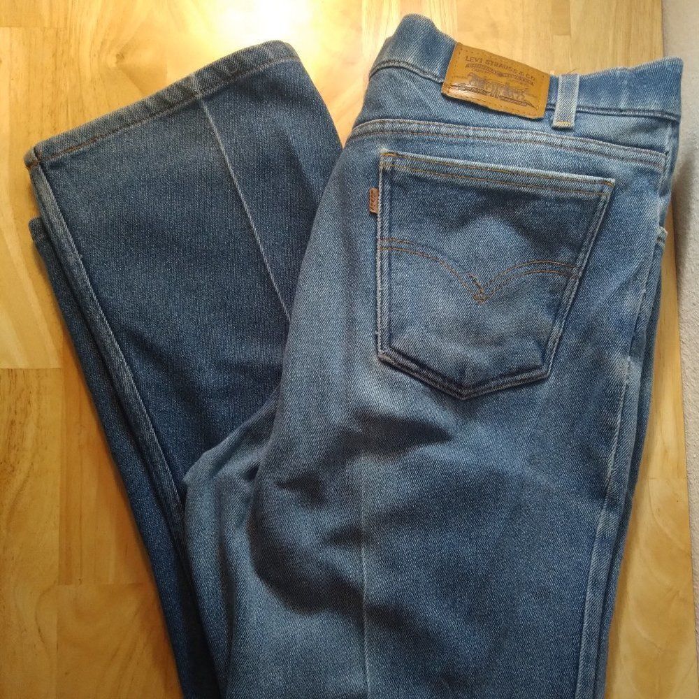 Vintage Levi's 547 Denim Blue Jeans 40x30